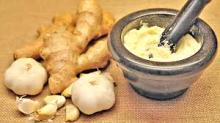 Fresh ginger n Natural Garlic