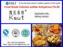 Food Grade Anhydrous Calcium Sulfate FA-20