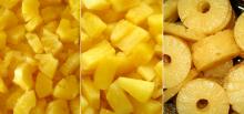 Canned pineapple chunks in  light   syrup 