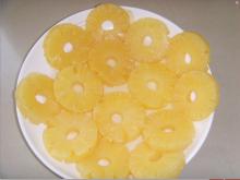 Sliced  pineapple  in can with light syrup, Canned   Pineapple  Slice