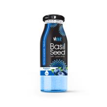 200ml Glass Bottle Basil seed with Blueberry flavor
