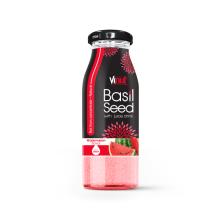 200ml Glass Bottle Basil seed with watermelon flavor