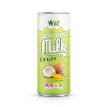 320ml Cans Coconut milk with Banana flavor