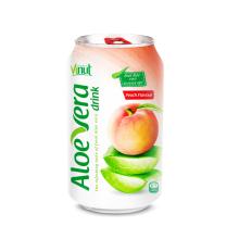 330ml Cans Original taste Aloe vera drink with Peach natural flavour(pack of 24)