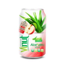 Cans Fresh Aloe vera drink with Apple Juice 330ml (Pack of 24)