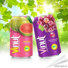 330ml Canned Natural Grape Fruit Drink