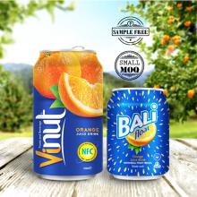 New product Healthy 30% orange juice in 325ml tin can