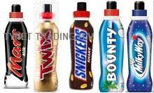 Mars, Twix, Snickers, Bounty and Milky Way 350ml.
