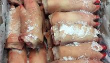 Frozen Pork  Front  Feet, short  cut  and Frozen Pork Hind Feet, short  cut  for sale