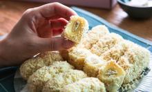 Banana tteok (Rice cake)