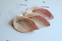 Pork ears with shells