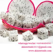Frozen IQF Red and White Dragon Fruit / Pitaya pulp from Thailand Slice l Chunk shape