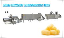 Automatic Large Capacity Clients First Puff Snacks Processing Line