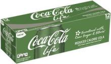 Coke Life Reduced Calorie Coca Cola with Stevia