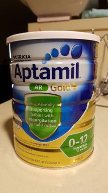 1x 900g APTAMIL AR Gold+ Infant Formula From Birth To 12 Months