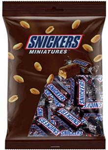  Mars ,  Snickers , Twix and Bounty Miniatures 130g