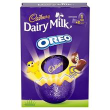 Cadbury Dairy Milk with Oreo Large Easter Egg Chocolate, 278 g