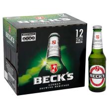 Beck's Lager Beer Bottle, 12 x 275 ml