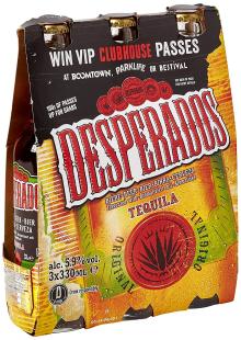 Desperados Tequila Beer, 3 x 330 ml