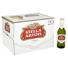 Stella Artois Lager Bottle, 20 x 284 ml