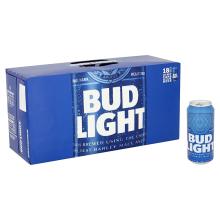 Bud Light Lager Can, 18 x 440 ml