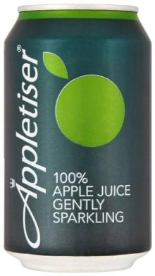 Appletiser 100% Apple Juice Gently Sparkling in Can 330 Ml (Pack of 24)