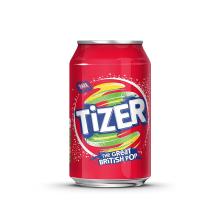 Barr Tizer Cans, 330ml, Pack of 24