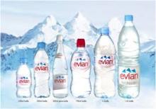  Evian   Mineral  Water 300ml , 500ml , 1l