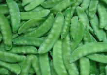 Frozen pea pod