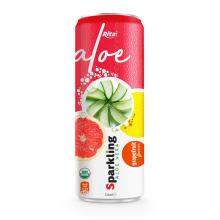 Private Label Brand Sparkling Aloe Vera Grape Fruit