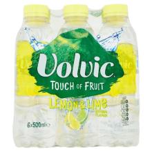 Volvic Lemon & Lime Touch Of  Fruit  6 x 50cl