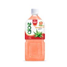 1LPremium Bottle Aloe Vera Drink Strawberry flavor