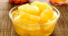 Pineapple slice in cans