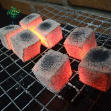 Good Coconut shell briquette shape hookah charcoal for shisha