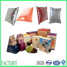 aluminum foil bag in box 5l aseptic bags roll plasticbag for fruit juice