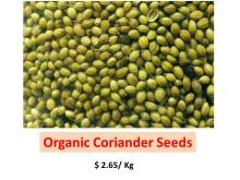 Organic Coriander Seeds
