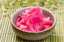 Wholesale tasty pickled pink sushi ginger for Japanese sushi