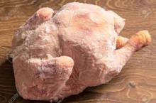 frozen chicken