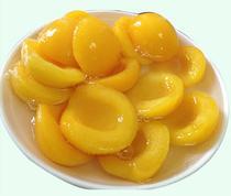 canned yellow peach halves