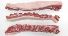 Pork belly stripes
