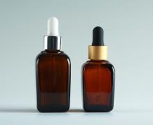 30ml amber color essential oil glass  bottle  with  dropper  cap