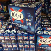 French Origin Kronenbourg 1664 blanc can beer