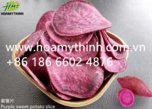 purple sweet potato slice