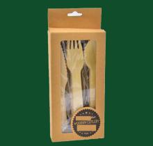 Biodegradable cutlery 140mm wooden forks 160 mm disposable forks