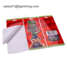 personalized food packaging label sticker China