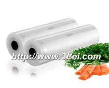Embossed vacuum sealer bags and rolls