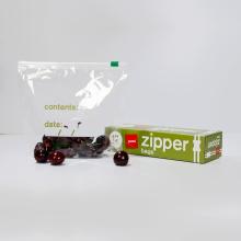 ECO Plastic Custom Fruit Slider Ziplock Storage Pack Bag