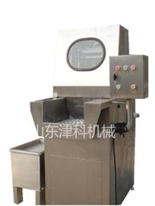 Automatic saline liquid injector machine for fish