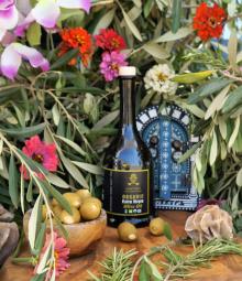 100% Organic Extra Virgin Olive Oil 250mL, Natural Olive Oil Glass Bottle Tin.