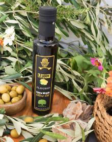 Flavored Olive Oil with Lemon FDA Certified. Premium Quality Olive Oil.